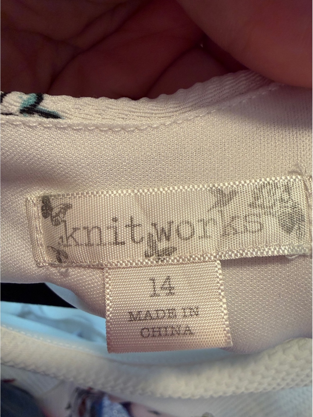 Knitworks Floral Sleeveless Fit and Flare Dress Size 14 - Picture 3 of 6